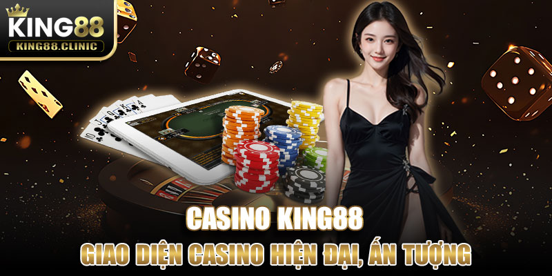 Giao diện Casino hiện đại, ấn tượng