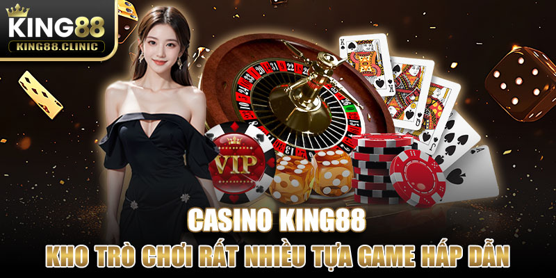 Kho trò chơi Casino với rất nhiều tựa game hấp dẫn