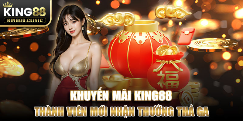 Thành viên mới nhận thưởng thả ga tại Khuyến mãi King88